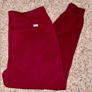 NWT Figs Men's Maroon Scrub Jogger Pants Size XL